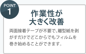 POINT1作業性が大きく改善